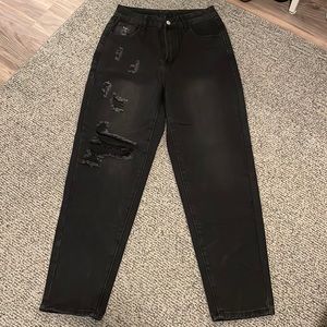 Black Mom Jeans